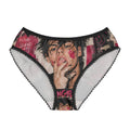 Edgy Graffiti Portrait Women's Briefs — “Future Legend” AOP Print